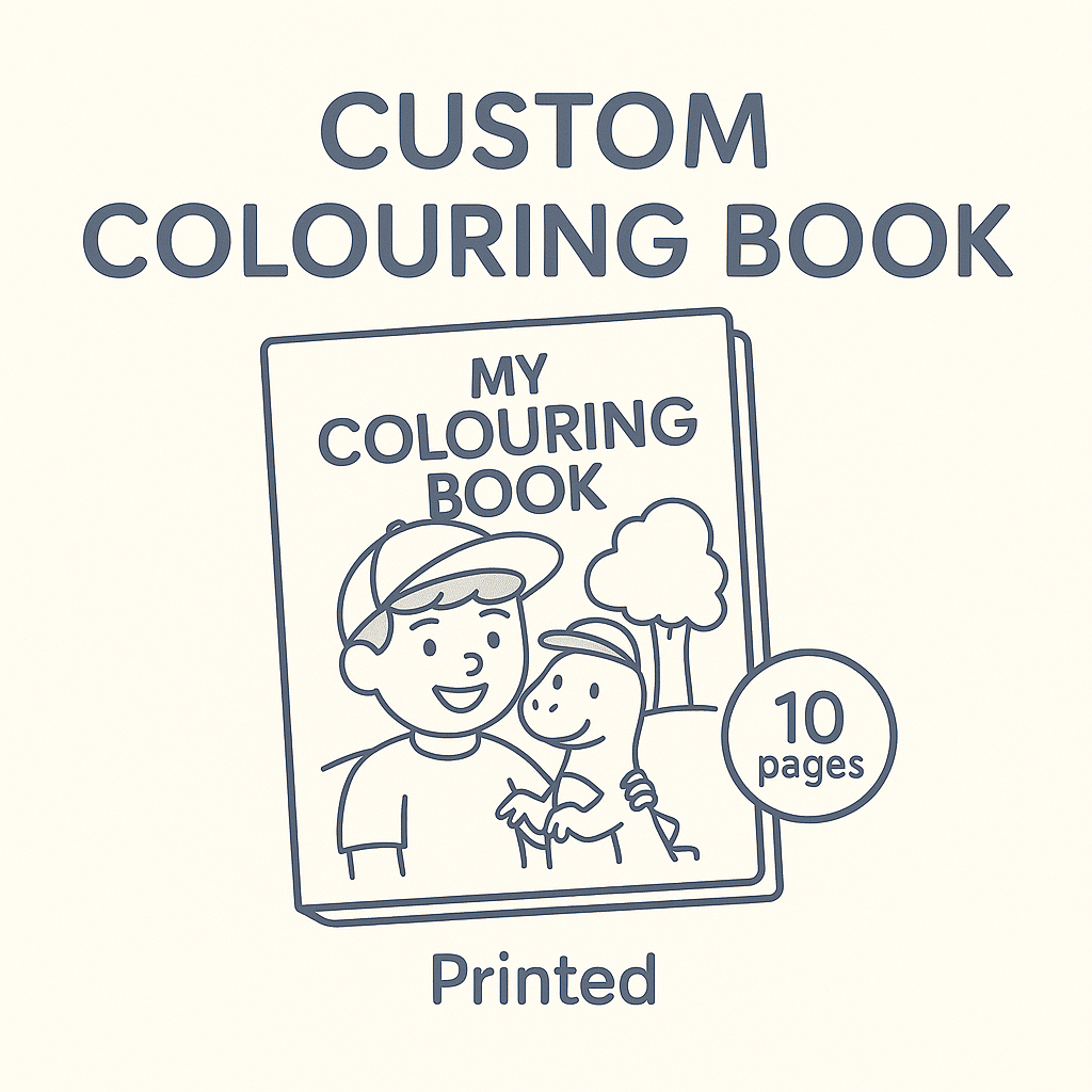 10-page Printed Colouring Book