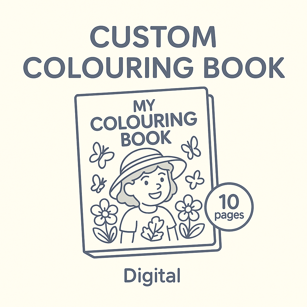 10-page Digital Colouring Book