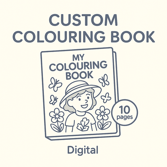 10-page Digital Colouring Book