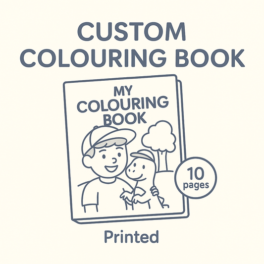 10-page Printed Colouring Book